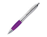 Stylo satiné à clip en métal
